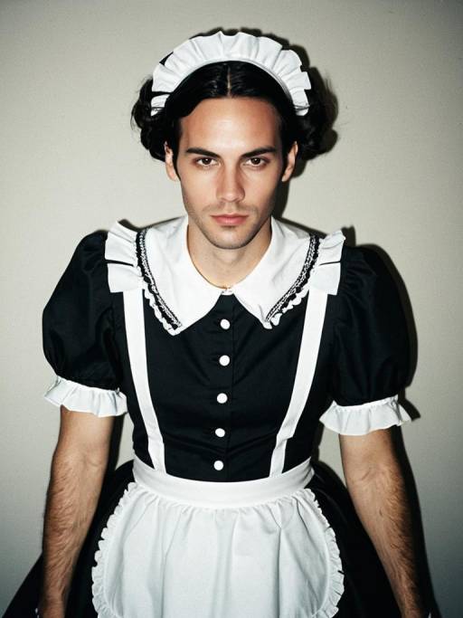 Man in French Maid Costume