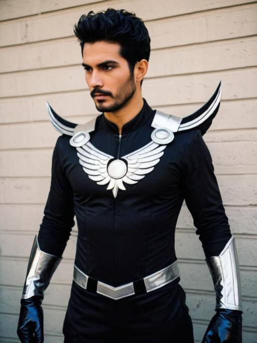 Man in Mercury Black Cosplay Costume