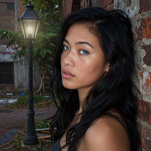 Enigmatic Micronesian Woman Portrait