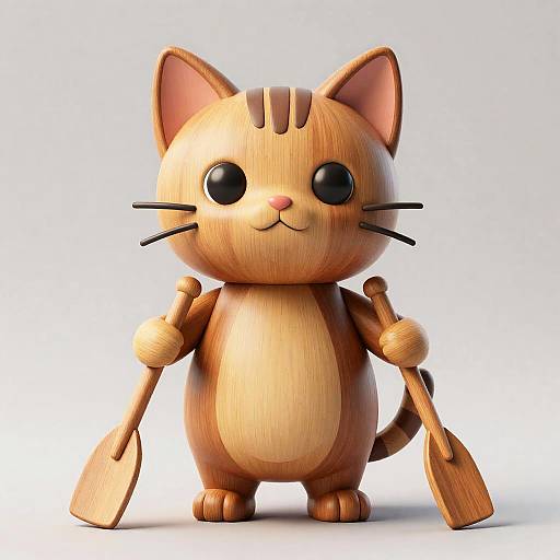 Ultra-Realistic 3D Chibi Cat Model