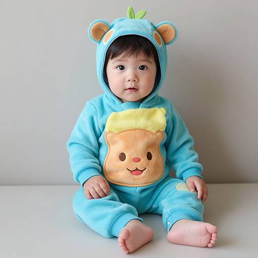 Realistic Infant in Cocomelon Costume