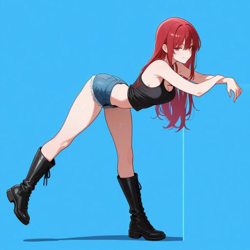 Inquisitive Sprite in Trendy Attire Inquisitive Sprite in Trendy Attire