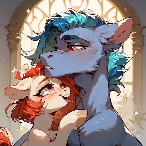 High-Score Pony Illustration