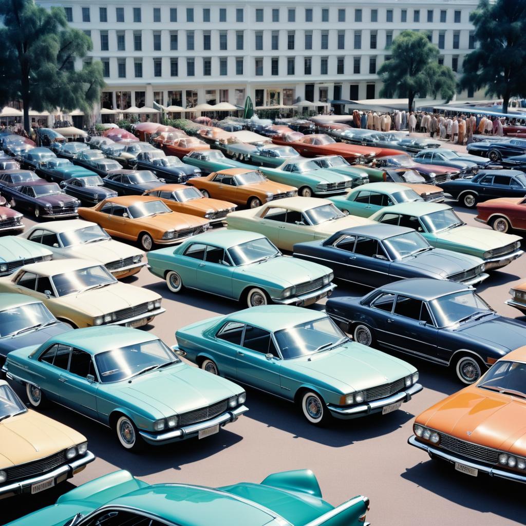 Nostalgic 1985 Vintage Car Show Photo