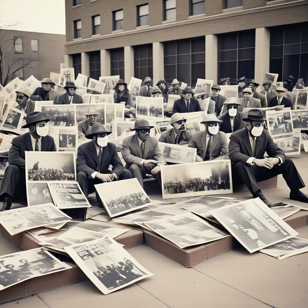 Vintage Protest Memories in the Wind