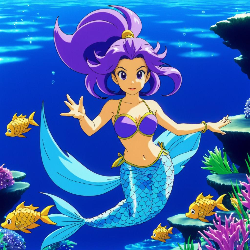 Kira the Mermaid in Underwater Adventure