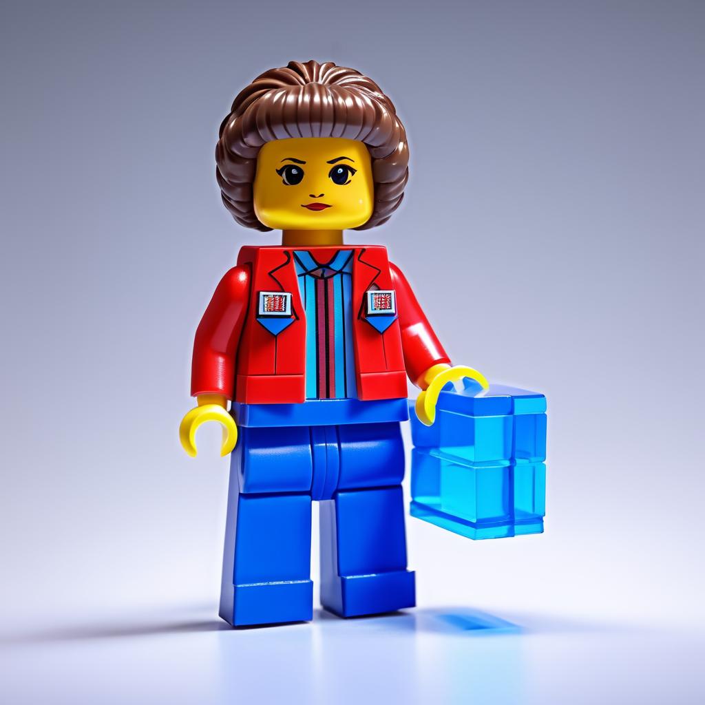 Lego Figurine of Eleven from Stranger Things