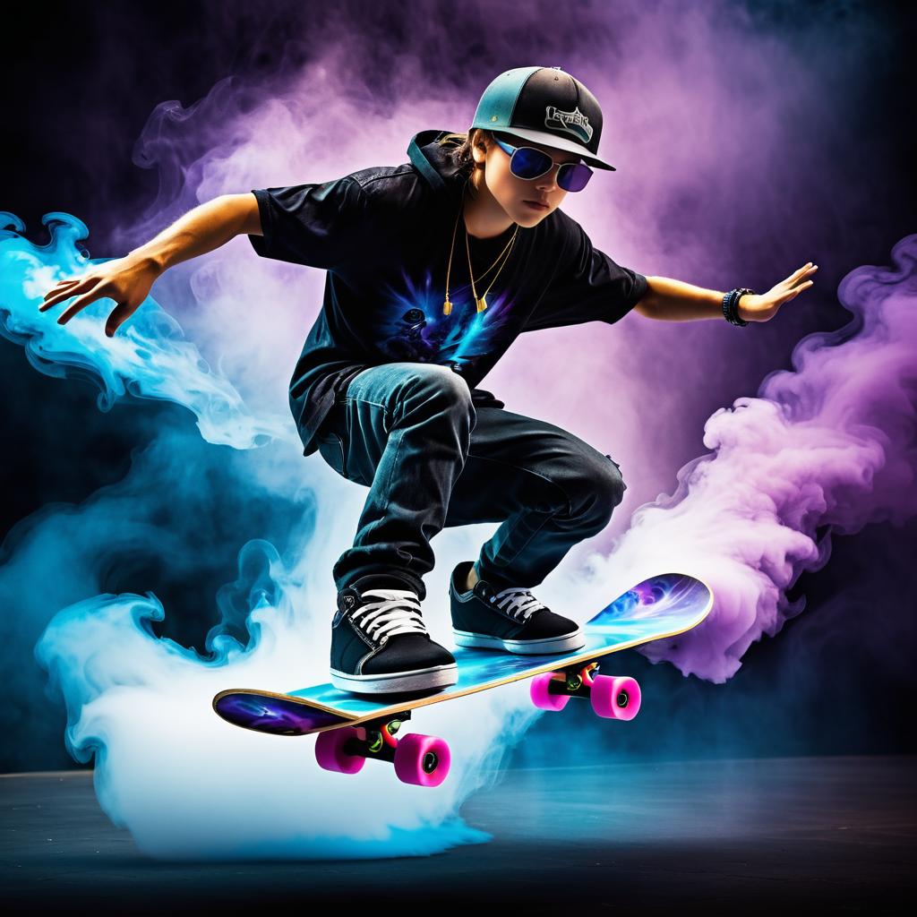 Thrilling Fantasy Skateboard Tricks Adventure