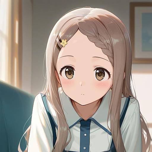 Illustration of Aoba kokona, yama no susume in the style of Huanxiang heitu