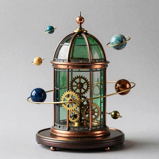 Miniature Celestial Observatory Model