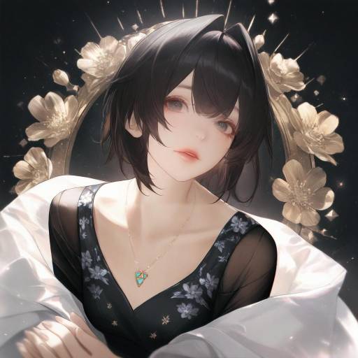 Elegant Portrait of a Young Woman