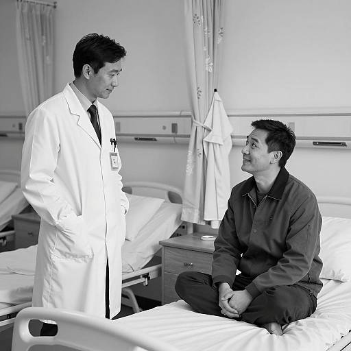 Hospital Encounter: A Black and White Moment