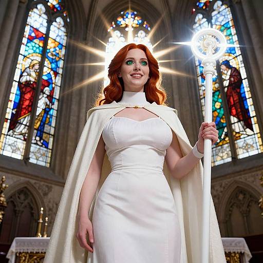 Radiant Goddess of Love at Altar