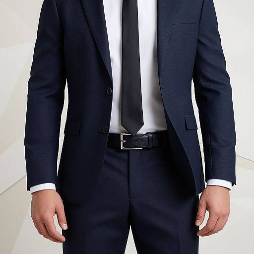 Sophisticated European Man with Statement Belt