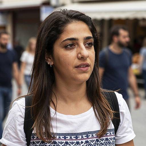 Vibrant Candid Turkish Woman Portrait