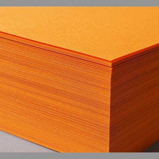 Close-Up of Textured Orange Paper
