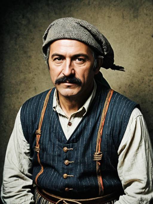 Photorealistic Peasant Costume Cosplay Image