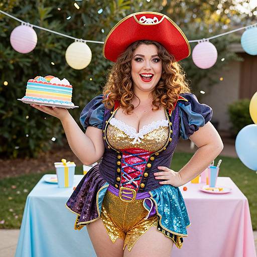 Cheerful Pirate-Themed Birthday Celebration
