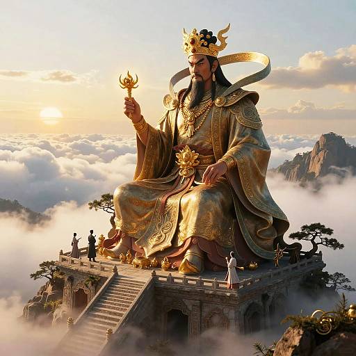 Ancient Guardian Sharing Wisdom