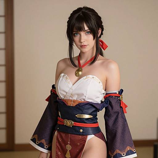 Realistic Sexy Tae Hanazono Cosplay