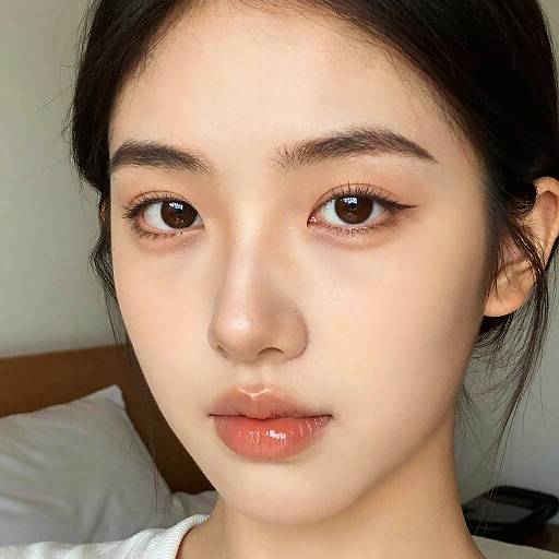 Femboy Transformation Close-Up Portrait