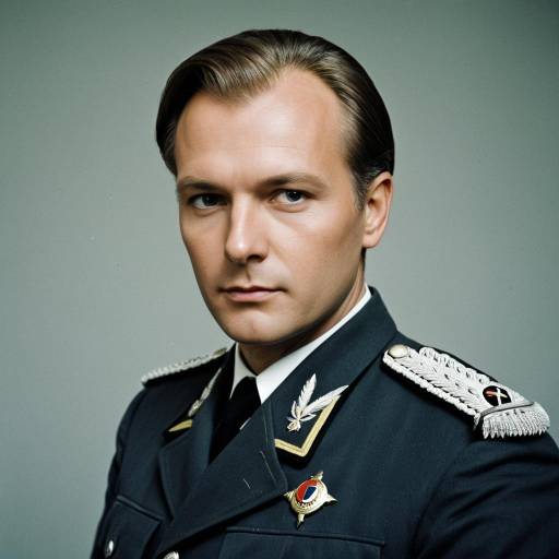 Man in German Officer Uniform Cosplay