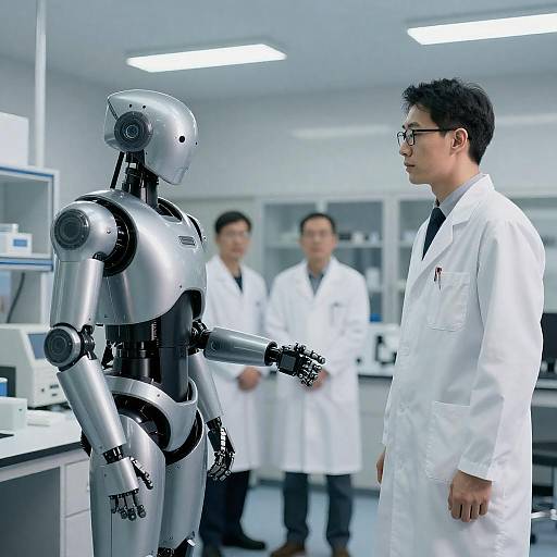 Lab Encounter with a Robotic Soldier