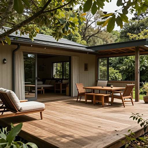 Serene Private Deck at Orchard Lodge