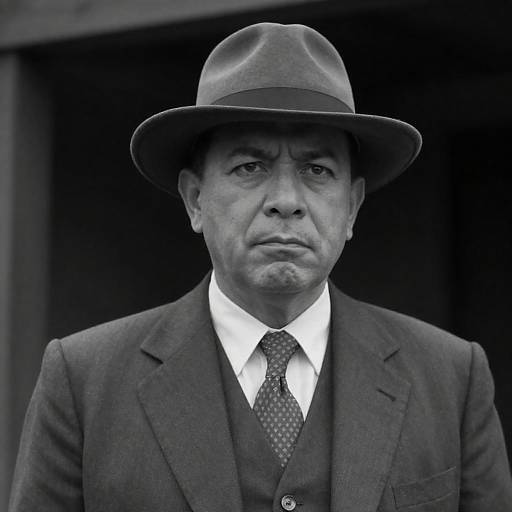 Stern Middle-Aged Man in Low Light