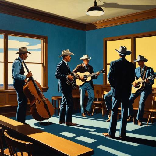 1960s Cowboys Blues Band Performance