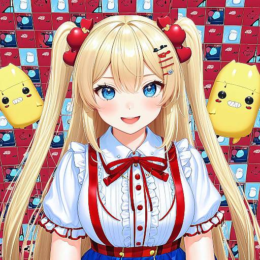 Illustration of Haaton (akai haato), hololive in the style of Kannatsuki noboru