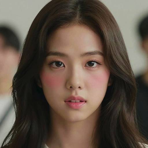 Close-up Portrait of Young East Asian Woman