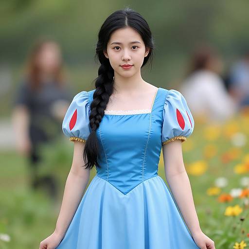 Realistic Snow White Costume Portrait