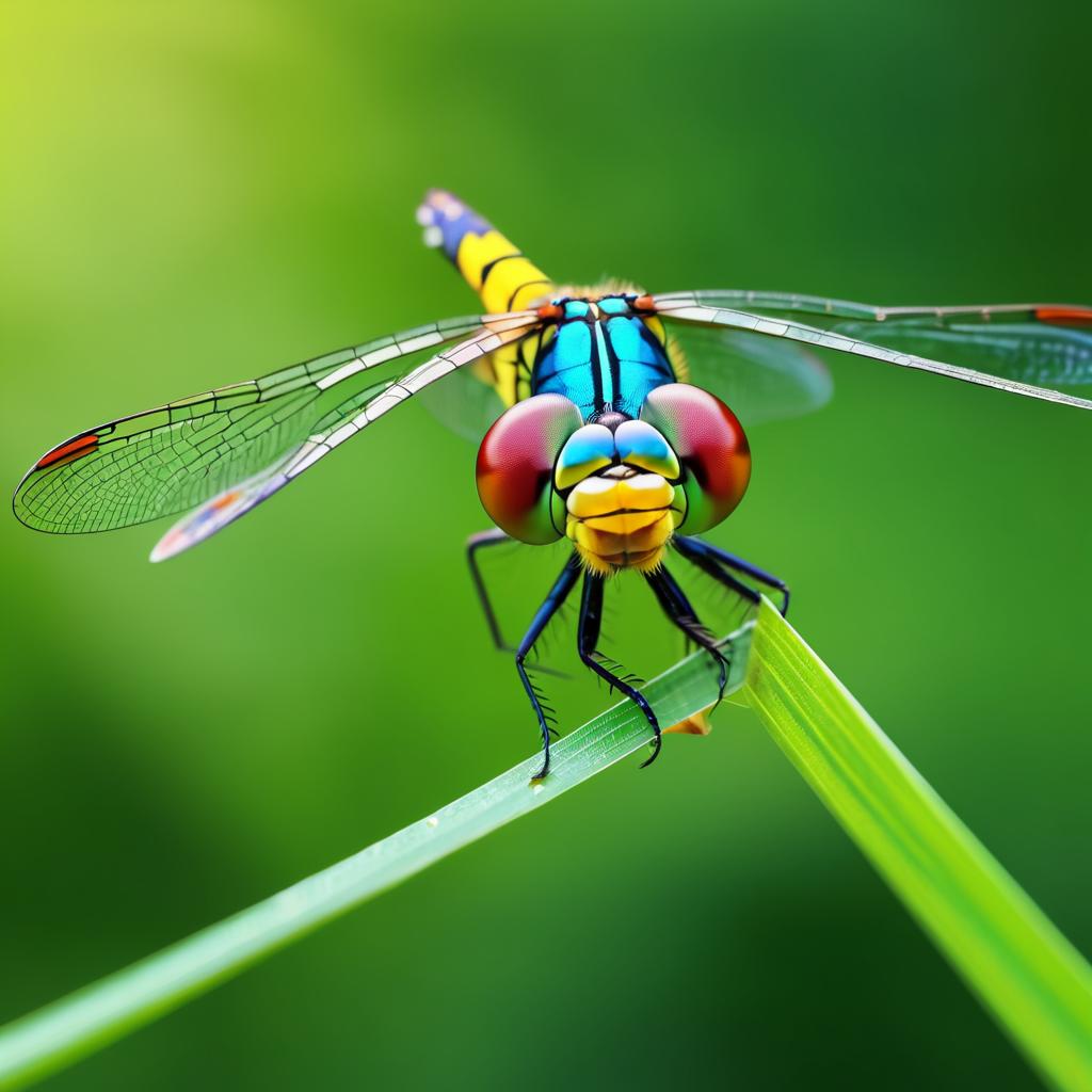 UHD Macro Dragonfly in a Bowtie