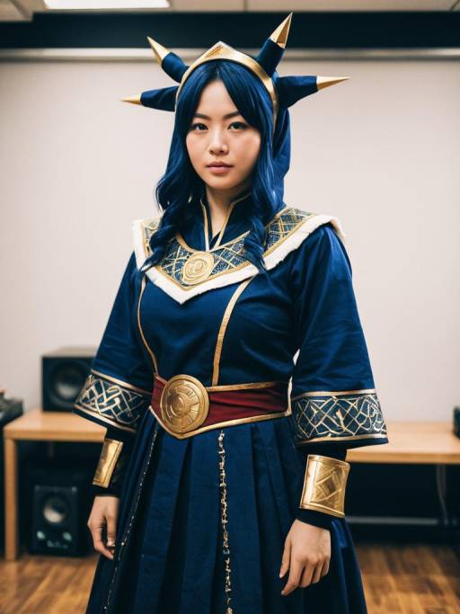 Woman in Mina Cosplay Costume
