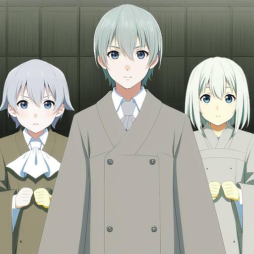 Illustration of Houlen yabusame, len'en in the style of Gouta (nagishiro6624)