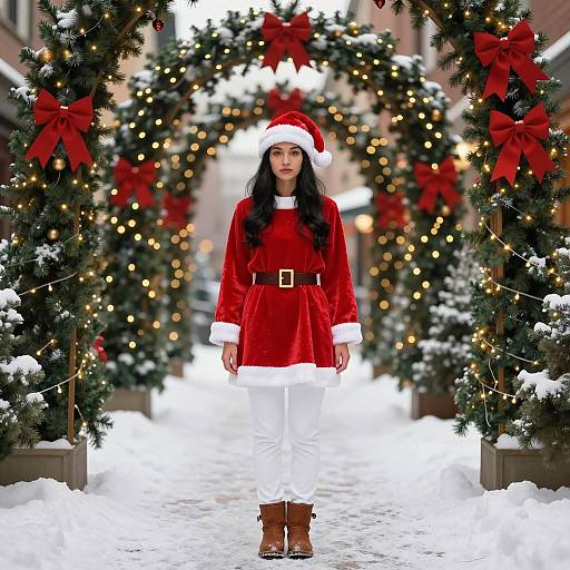 Festive Christmas Photoshoot Outfit Inspiration