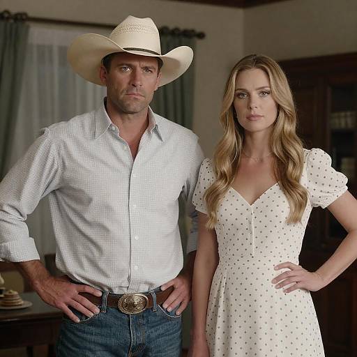 Indoor Portrait of a Couple in Style