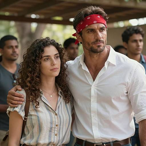 Outdoor Portrait of a Dynamic Duo