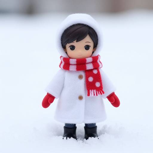Winter Doll with Red Accessories