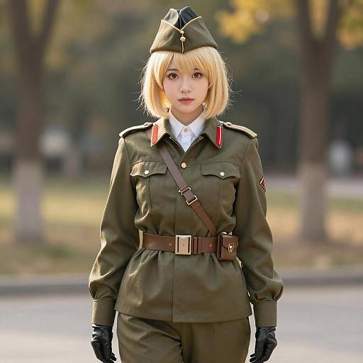 Lifestyle costume photo of Mp40 (girls' frontline). Cosplay clothes