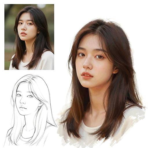 Photo to Semi-Realistic Digital Illustration