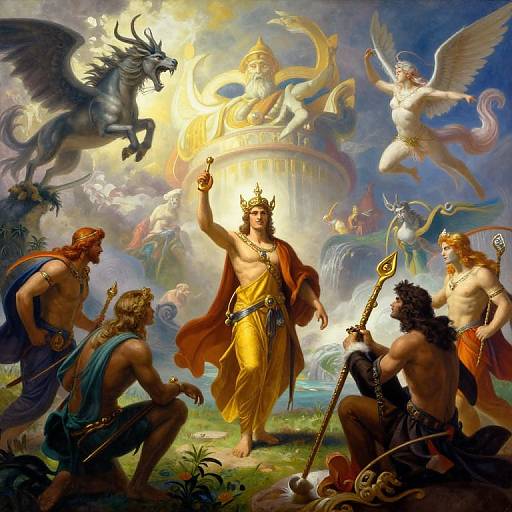 Mythical Gods and Creatures Fantasy