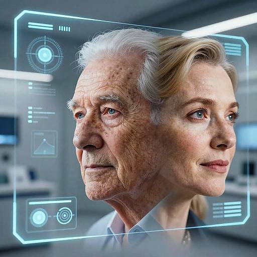 AI Digital Art Aging Fusion