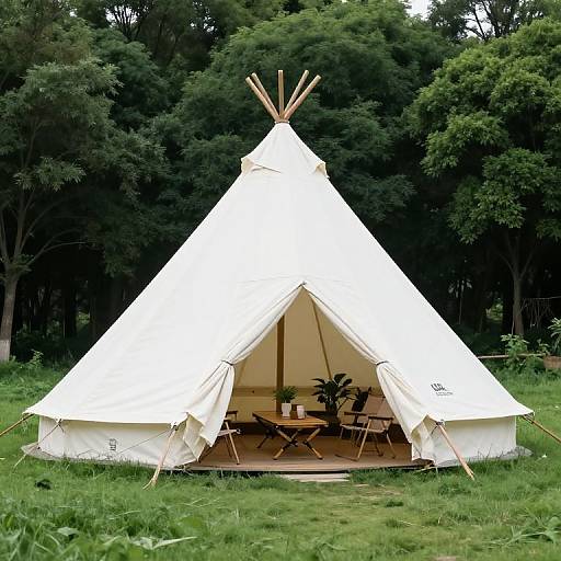 Cozy Glamping Tepee in Green Lawn