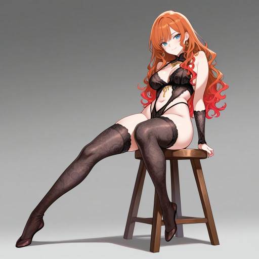 Captivating Woman in Lingerie Art Captivating Woman in Lingerie Art