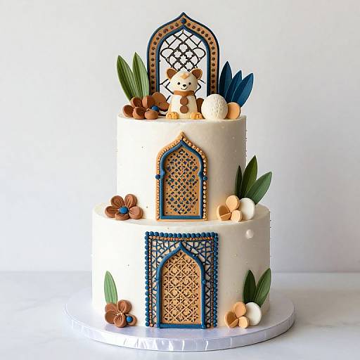 Moroccan Inspired Baby Shower Cake