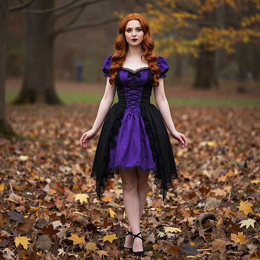 Hocus Pocus Sarah Costume in Field