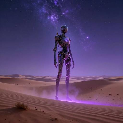 Camonome in Bioluminescent Alien Desert