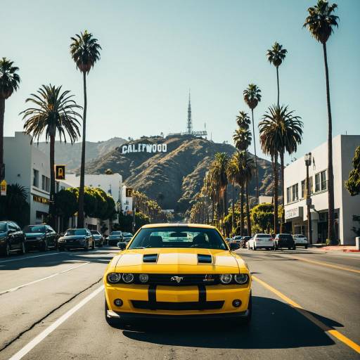Vibrant California Unicorn Car Scene